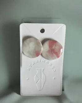 Aros círculo rosado