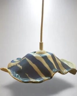 Lámpara Rayas porcelana y Nerikomi